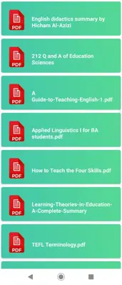 English Didactics Quizzer android App screenshot 2